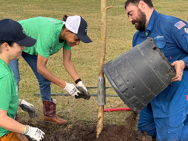 Crosby park tree planting