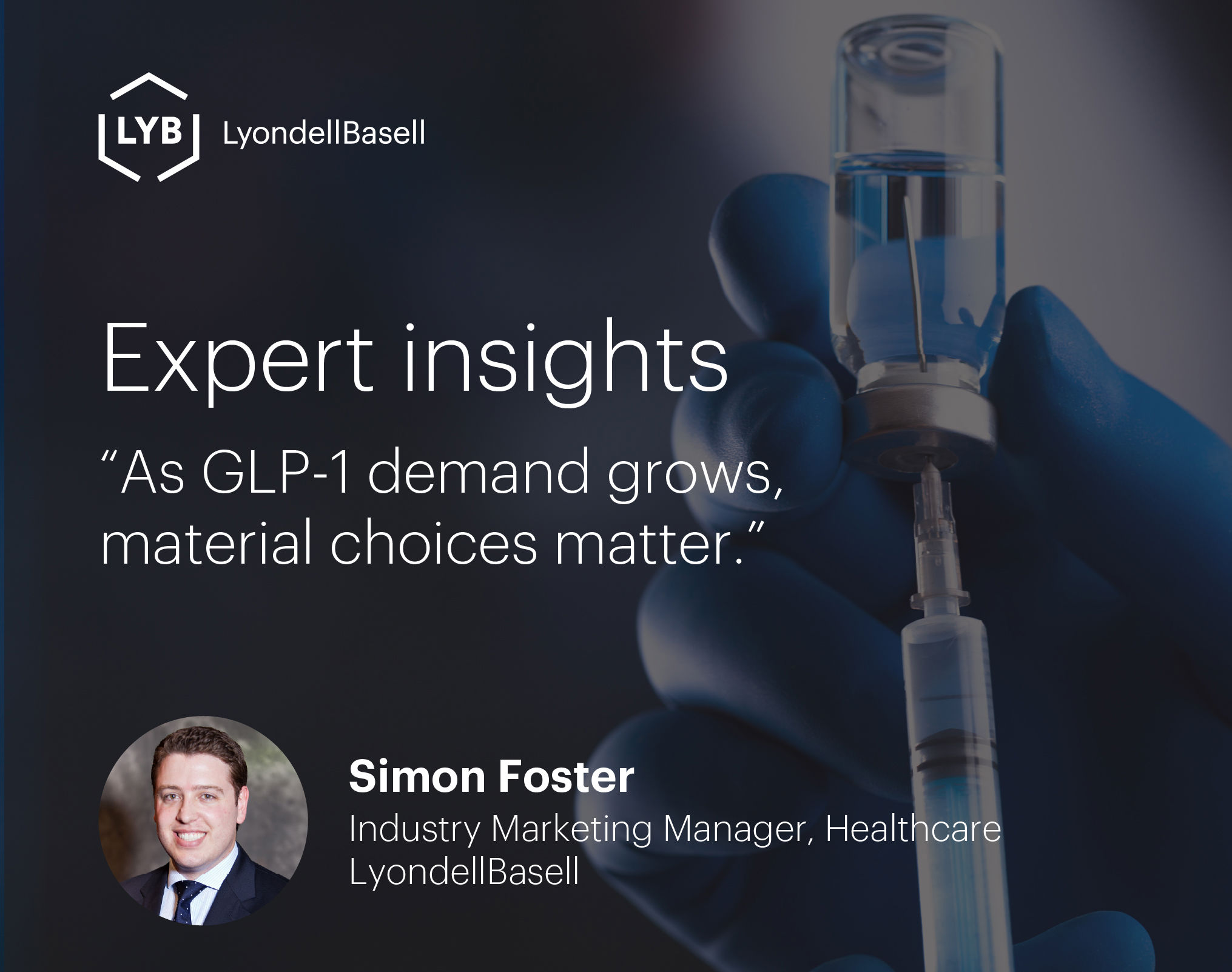 Material choices matter for syringe manufacturing