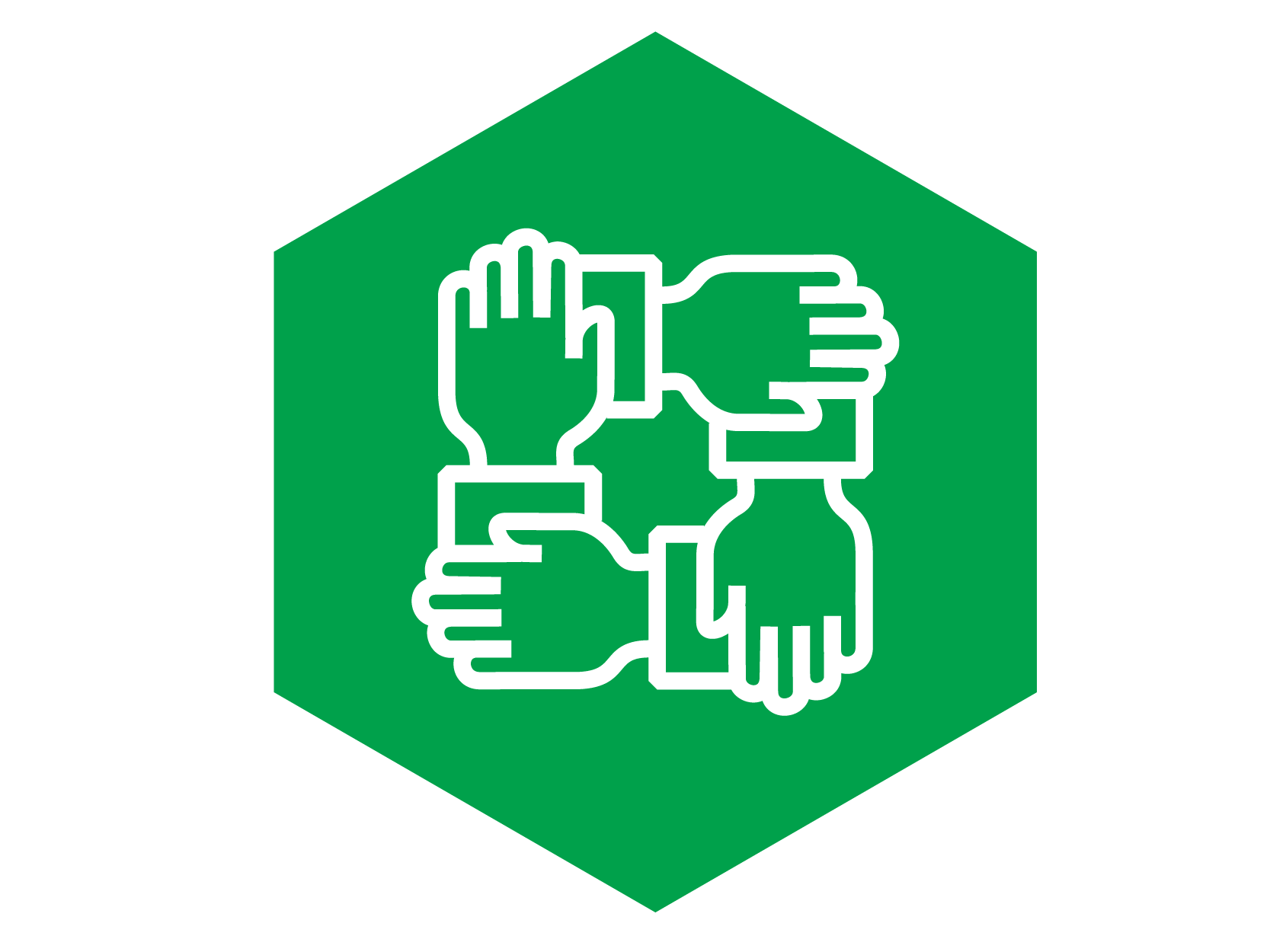 Strategic Pillar Belonging Green Icon